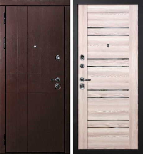 ДМ С-2 шагрень черн, Гардиан (ФП-1 орех премиум/PSK-1 nanotex Ривьера крен-экрю зеркало тон) 860 Л