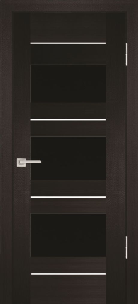 PS-11 PP,  Венге Мелинга 900*2000  Черное ст.Лакобель