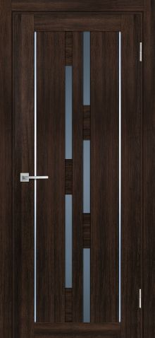 PSL-33  nanotex, сан-ремо шоколад 600*1900 стекло сатинат графит