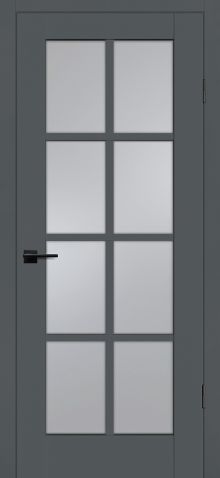 PSС-41 "Classic" графит ДО 600*2000 стекло сатинат
