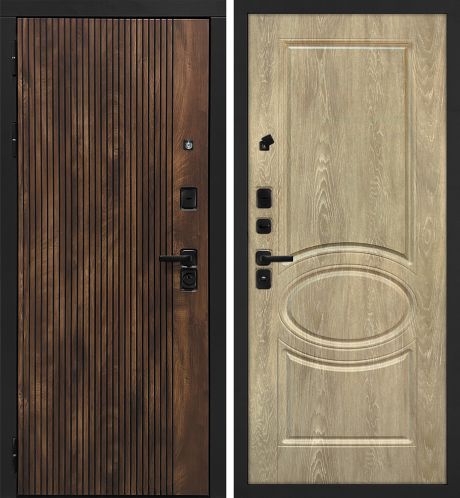 ДМ Лофт-1 муар черн,замкиKale,налич.ЧЕРН.ШАГР(Вертик.Дуб коньяк/Сиена-1 дуб песочный) 860Л