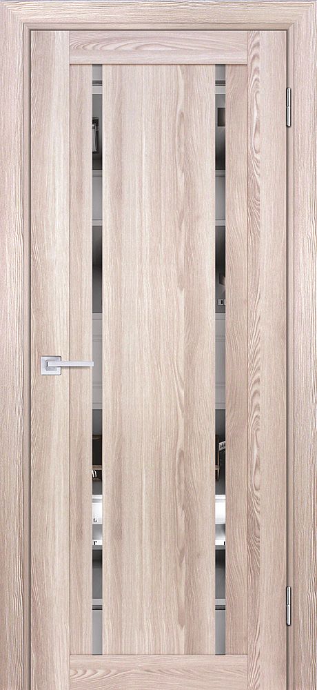 PSK-9 nanotex, ривьера крен-экрю ДП1900х600 стекло зеркало светлое