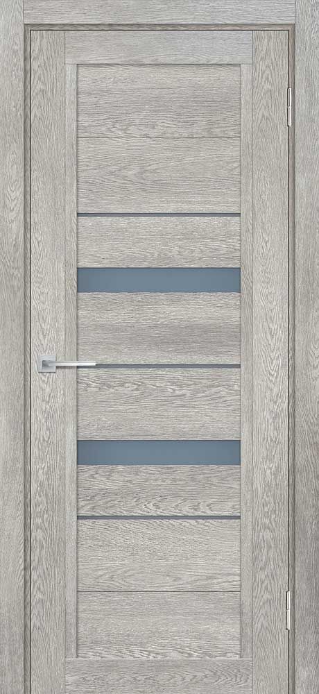 ТЕХНО-802 nanotex, чиаро гриджио 800*2000 стекло графит сатинат, серый лакобель