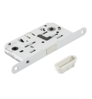 Защёлка врезная магнитная сантехническая ADDEN BAU WC-5096 MAG WHITE (цвет БЕЛЫЙ)