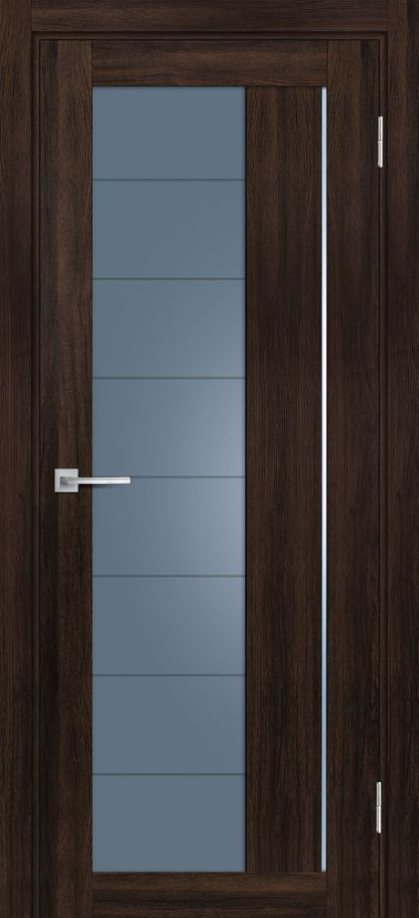 PSL-41  nanotex, сан-ремо шоколад 600*2000 стекло сатинат графит