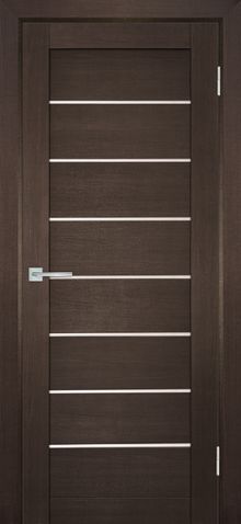 ТЕХНО 708 nanotex, венге 700*2000 стекло белый сатинат
