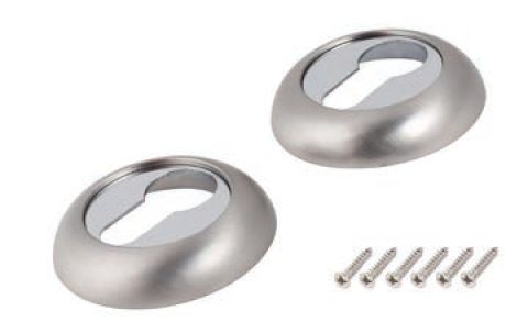 Накладка на ключевой цилиндр ESCUR EURO/FIN SC-01 MAT.SATIN NICKEL (матовый никель)