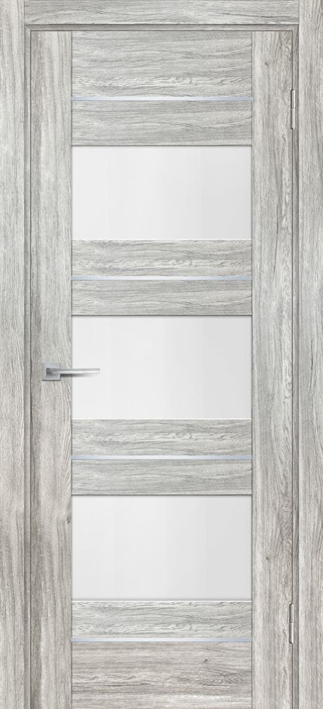 PSL-11  nanotex, сан-ремо серый 550*1900 стекло сатинат белый