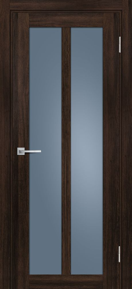 PSL-22  nanotex, сан-ремо шоколад 600*2000 стекло сатинат графит