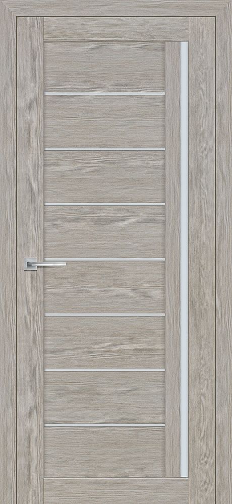 ТЕХНО 641 (3D), светло серый 550*1900 стекло белый сатинат