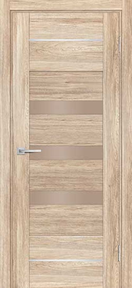 PSL-18  nanotex, сан-ремо натуральный 800*2000 стекло сатинат бронза