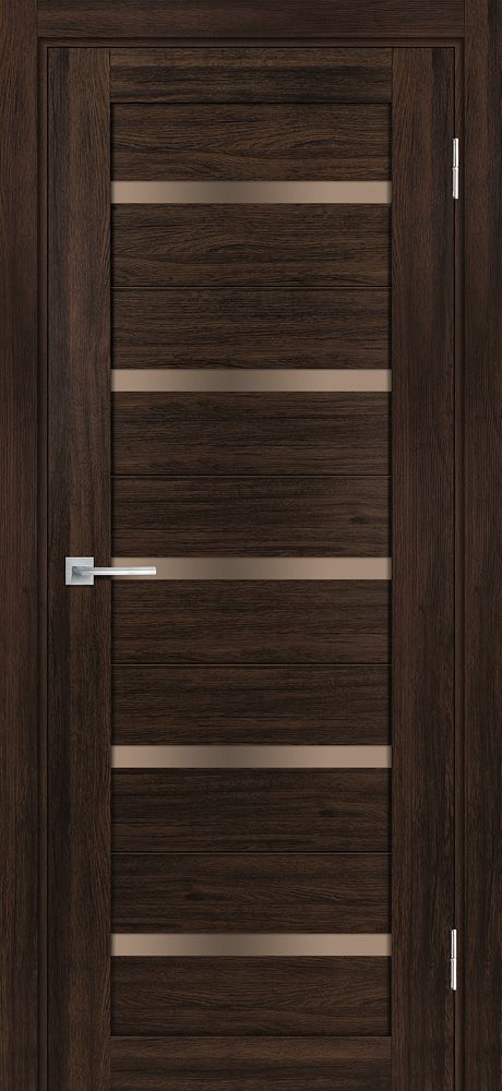 PSL- 7  nanotex, сан-ремо шоколад 600*1900 стекло сатинат бронза