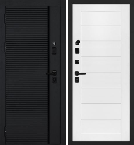 ДМ Галактика-173 муар чер,Kale/Border(Черный мяг.шагр.. PR-173/ТЕХНО 708 эмалит белосн.гл.вст.)860Л