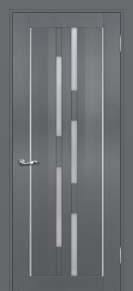 PSC-33 PP, графит 800*2000 белый сатинат