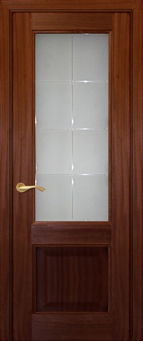 Сигнория ДО 600*2000 Красное дерево, ст.Гардиан бронза, гравировка