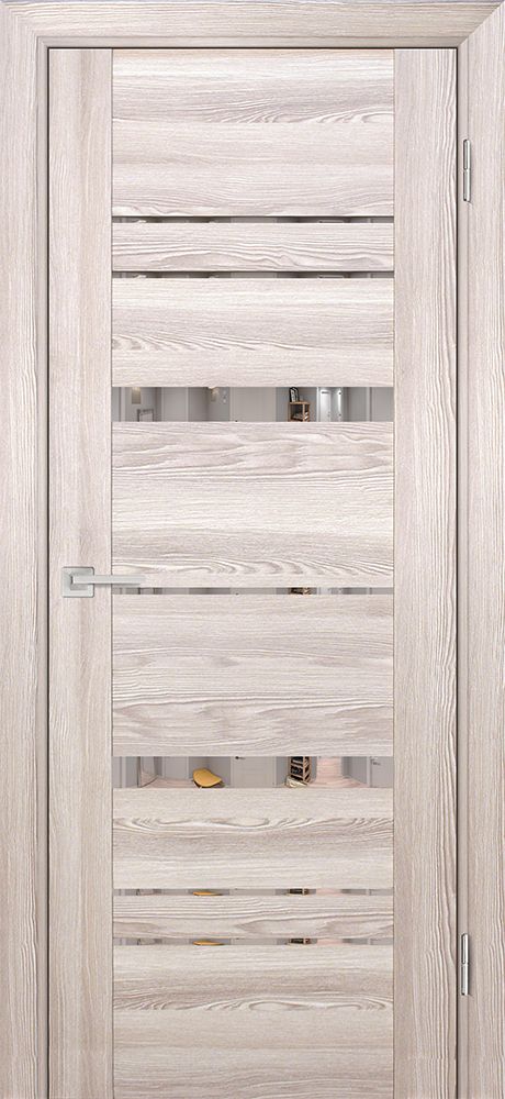 PSK-2 nanotex, ривьера крен-экрю ДП1900х550 стекло зеркало светлое