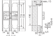 Петля скрытая с 3D регулировкой  S-130 M.BLACK (черный матовый)