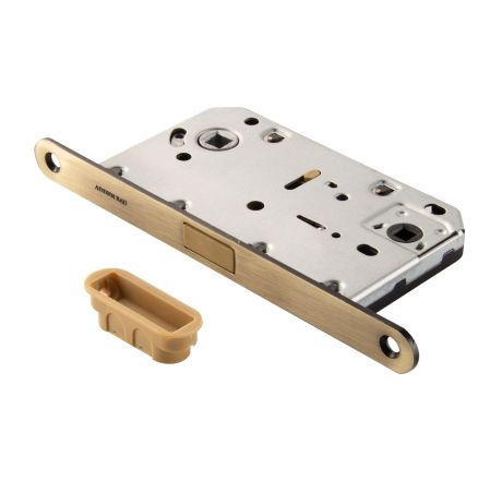 Защёлка врезная магнитная сантехническая ADDEN BAU WC-5096 MAG BRONZE (цвет БРОНЗА)