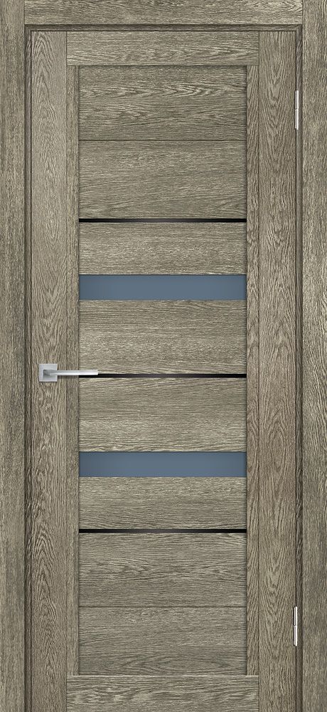 ТЕХНО-802 nanotex, гриджио 600*1900 стекло графит сатинат, черный лакобель