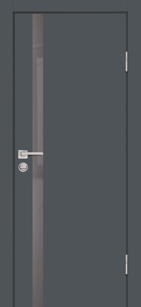 P-8 NEW PP графит, 600*2000 стекло серый лакобель