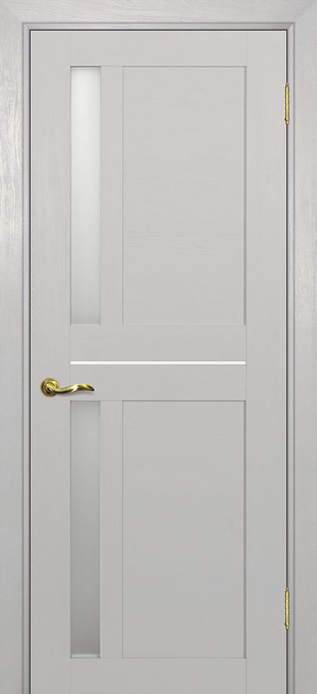 PSU-19 nanotex лунное дерево 800*2000 стекло белый сатинат