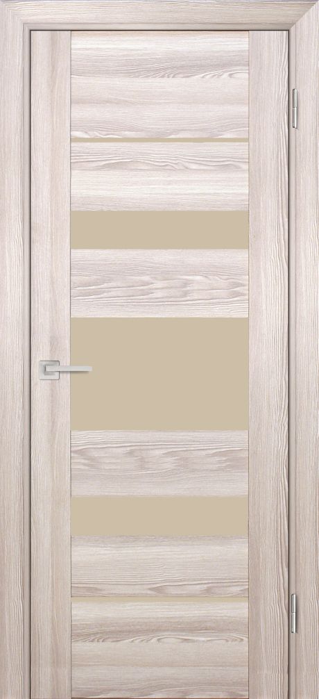 PSK-5 nanotex, ривьера крен-экрю 600*2000 стекло Кремовый лакобель