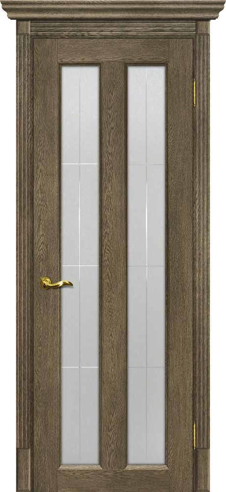 Тоскана-5 nanotex бруно ДО2000х700 стекло с художественным рисунком "Решетка"