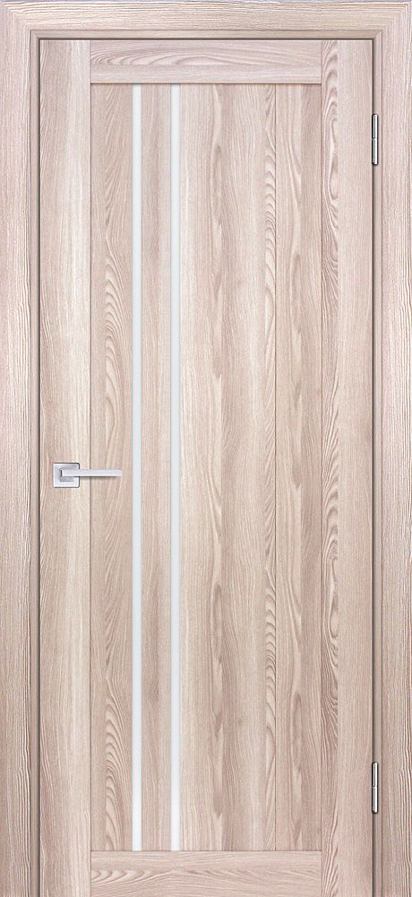 PSK-10 nanotex, ривьера крен-экрю ДП2000х900 стекло белый лакобель