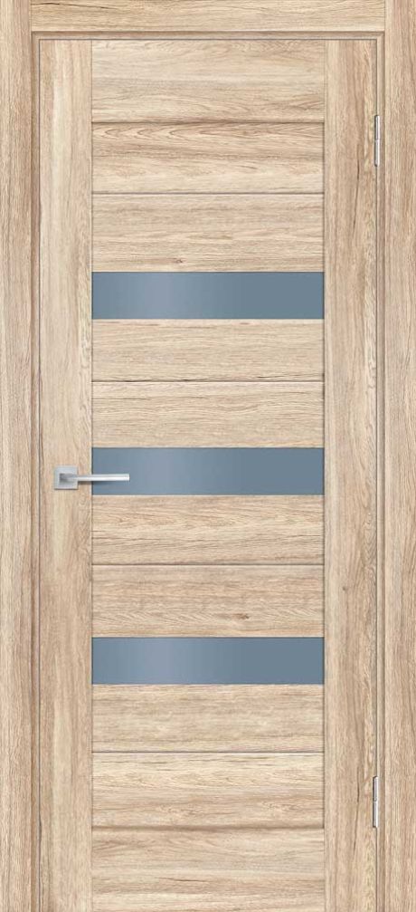 PSL- 9  nanotex, сан-ремо натуральный 700*2000 стекло сатинат графит