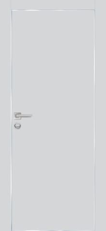 PX-1 PP агат, 700*2000 /врезка под петли и замок AGB/ Al кромка с 4-х ст