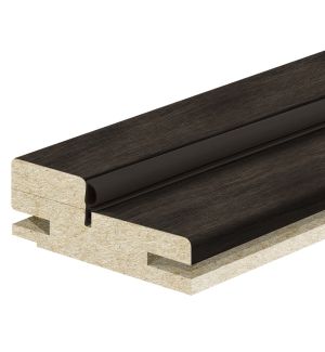 Коробка прямая МДФ nanotex, дуб темный 74*33*2070, телескоп с уплотнителем