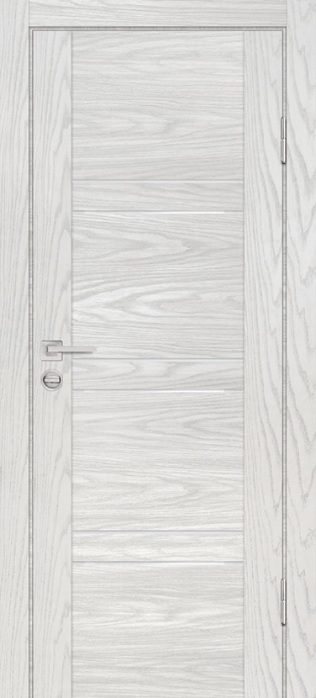 PSM-6 PP дуб скай бежевый, 550*1900 стекло белоснежный лакобель