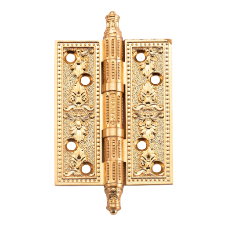 Универсальная петля врезная латунная A030-G 4272 S.GOLD (Размер XL 127x89x4 мм, матовое золото)