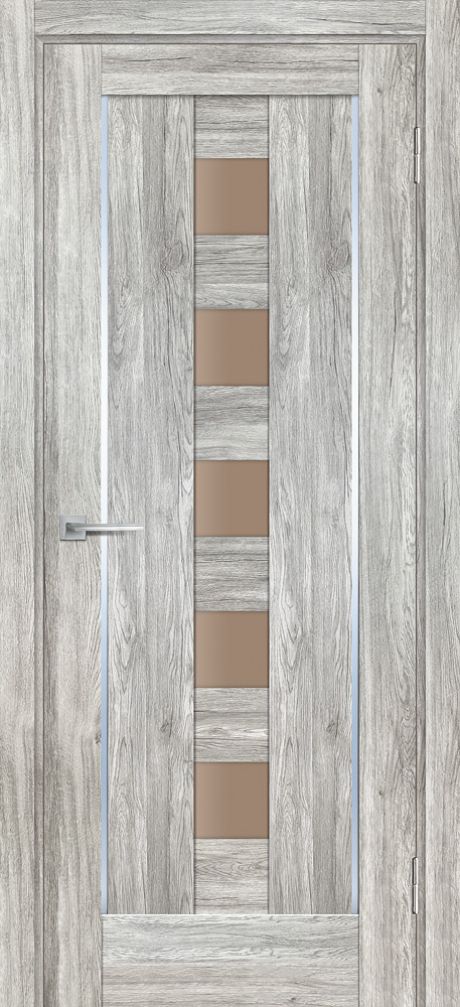 PSL-34  nanotex, сан-ремо серый 550*1900 стекло сатинат бронза