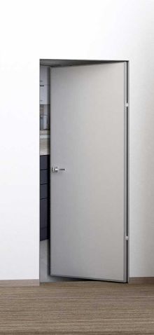 PX-0 Invisible REVERS под покраску 800*2300, кромка AL с 4-х ст./3 пет.KronaK и замок/ ПР