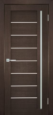 ТЕХНО 741 nanotex, венге 600*2000 стекло белый сатинат