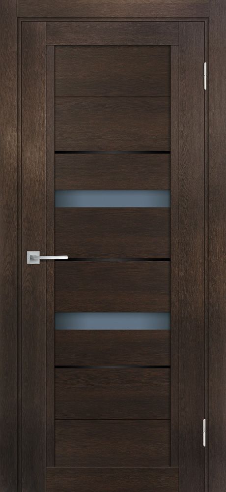 ТЕХНО-802 nanotex, фреско 600*1900 стекло графит сатинат, черный лакобель