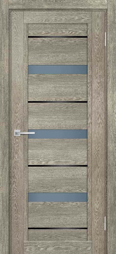 ТЕХНО-803 nanotex, гриджио 700*2000 стекло графит сатинат, черный лакобель