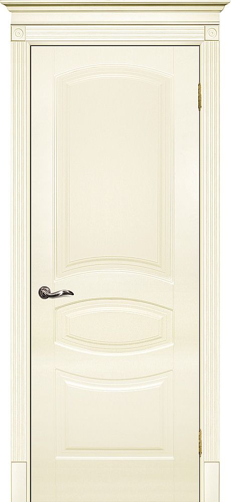 Smalta-02 ДГ 600*1900 Ral1013 Слоновая кость БЕЗ ПАТИНЫ  /ИД/