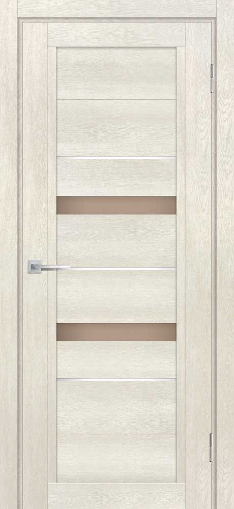 ТЕХНО-802 nanotex, бьянко 550*1900 стекло бронза сатинат, белый лакобель