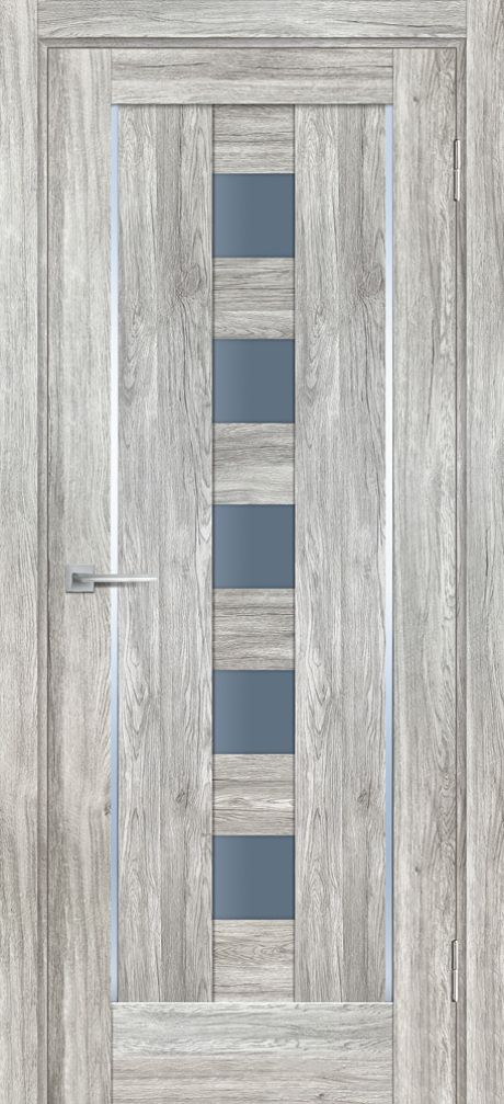 PSL-34  nanotex, сан-ремо серый 550*1900 стекло сатинат графит