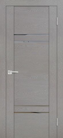 PST-5 soft-touch, серый ясень 800*2000 стекло зеркало тонированное