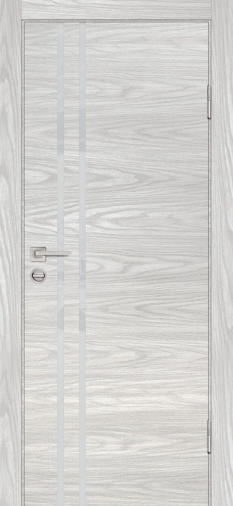 P-11 NEW PP дуб скай бежевый, 800*2000 стекло лунный лакобель