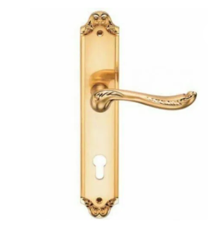 Ручка ACANTO S.GOLD (CL) (на планке под цилиндр, матовое золото)