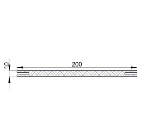  Добор эмаль Ral7015 графит 200*10*2070, телескоп /ИД/