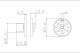 Завёртка сантехническая ADDEN BAU WC SR-003 GRAPHITE (цвет ГРАФИТ)