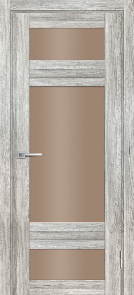 PSL- 6  nanotex, сан-ремо серый 600*1900 стекло сатинат бронза