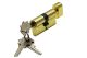 Ключевой цилиндр BUSSARE CYL 3-60 TR GOLD (ключ-завёртка, 3 ключа, золото)