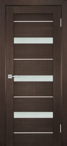 ТЕХНО 742 nanotex, венге 600*1900 стекло белый сатинат