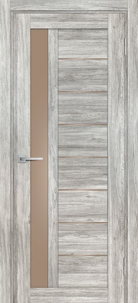 PSL-40  nanotex, сан-ремо серый 700*2000 стекло сатинат бронза